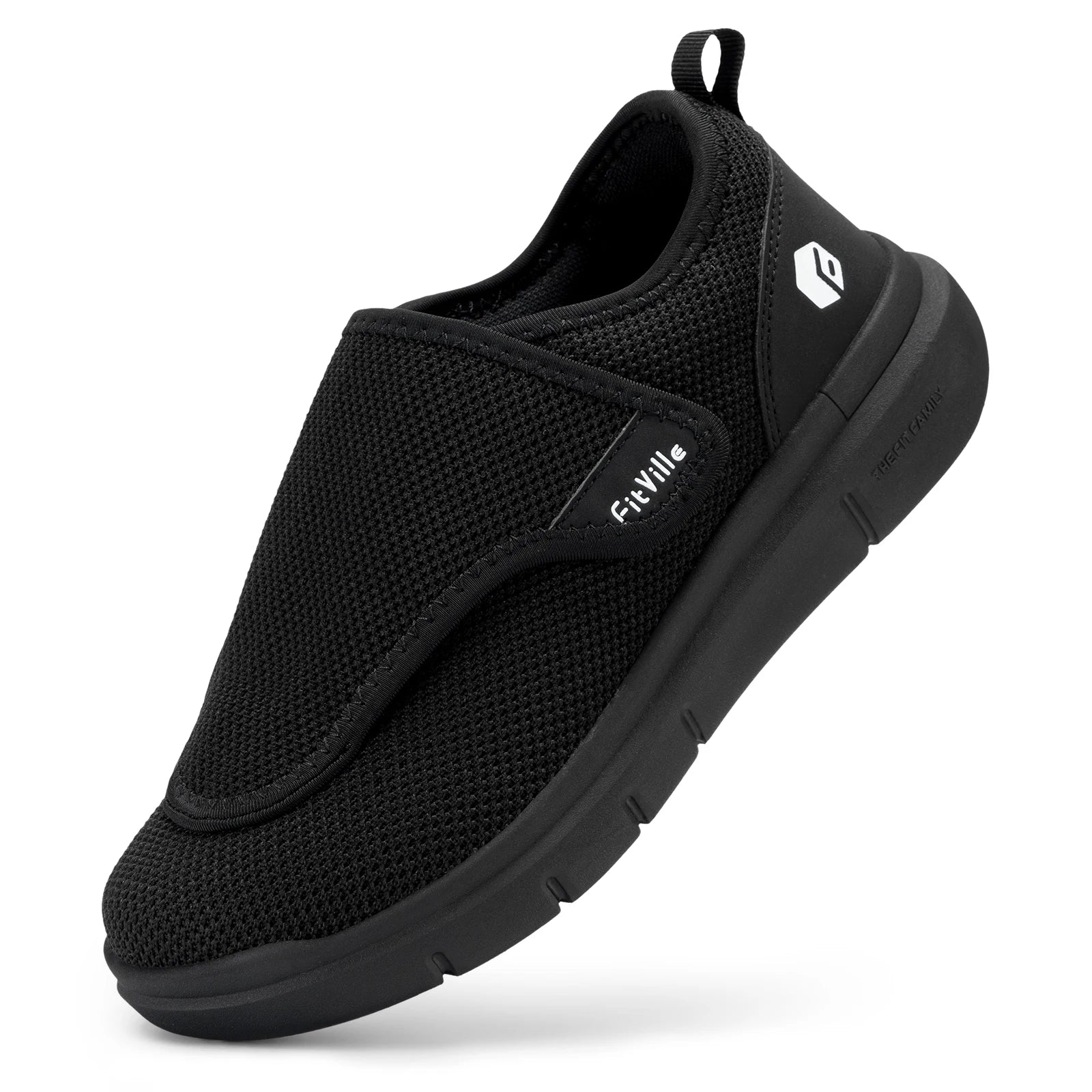 Fitville Women's Shoes Wide Width Diabetic Shoes Walking Casual Breathable for Swollen Feet Elderly Foot Pain Relief Neuropathy