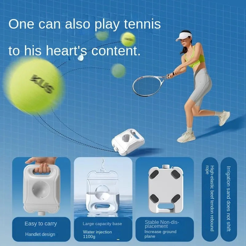 Carbon Tennis  Training Device Single Player Rebound Self-train