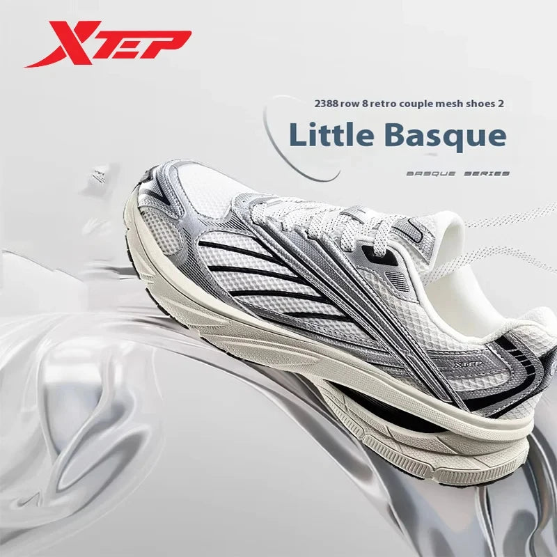 Xtep Little Basque Athletic Shoes Unisex  Summer Vintage Sports Shoes Comfortable Non-Slip Durability Sneakers 876319320003