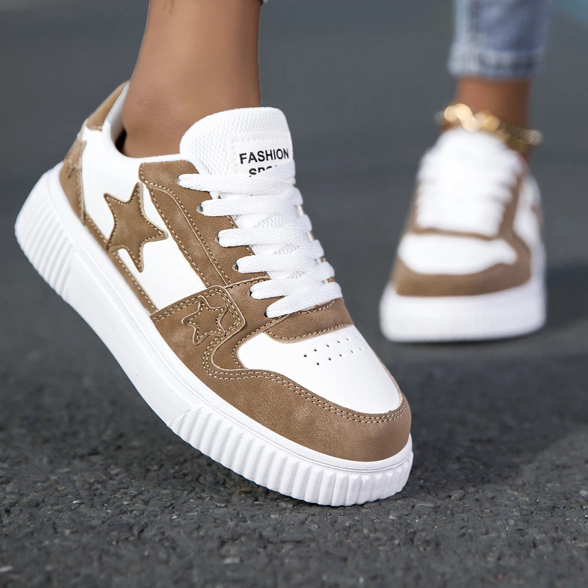 MAEDEF Woman Shoes Comfortable Walking Sneakers Women Casual Shoes Platform Non Slip Vulcanized Shoes Breathable Men Women Shoes