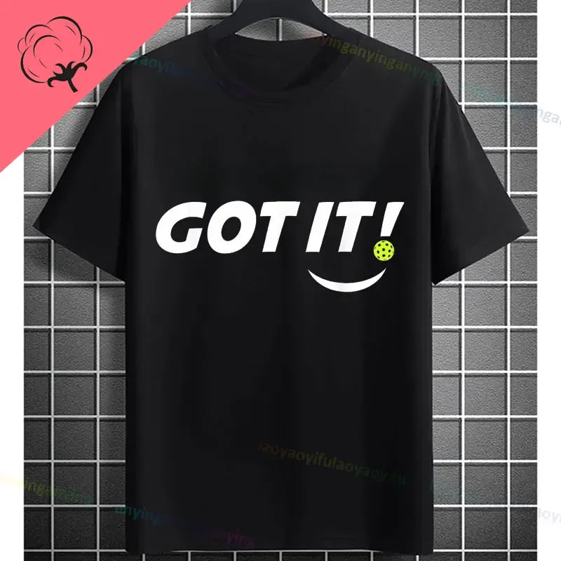 Pickleball Graphic T-Shirt – "It Was in" Funny Design Casual 100% Cotton Short-sleeve Fashion Sporty Style Tee Perfect for Gift