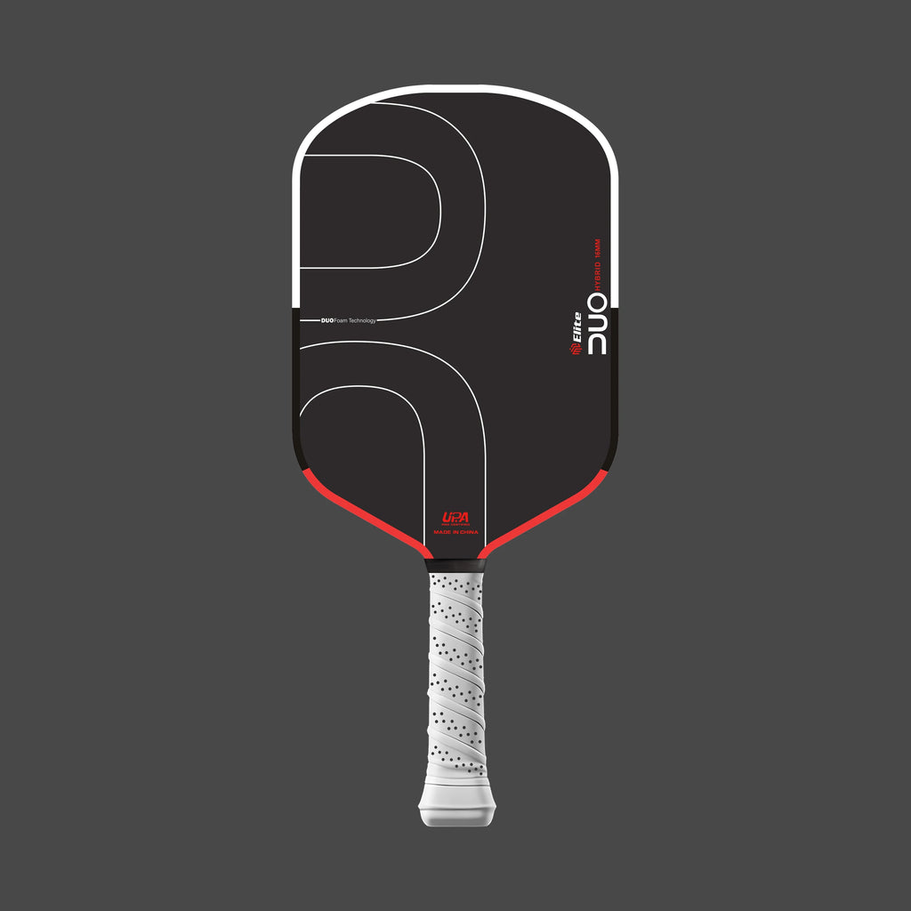 DUO-FOAM Pickleball Paddle Black Foam Core Increases Sweet Spot 3-Layer Carbon Fiber Rough Cloth pattern