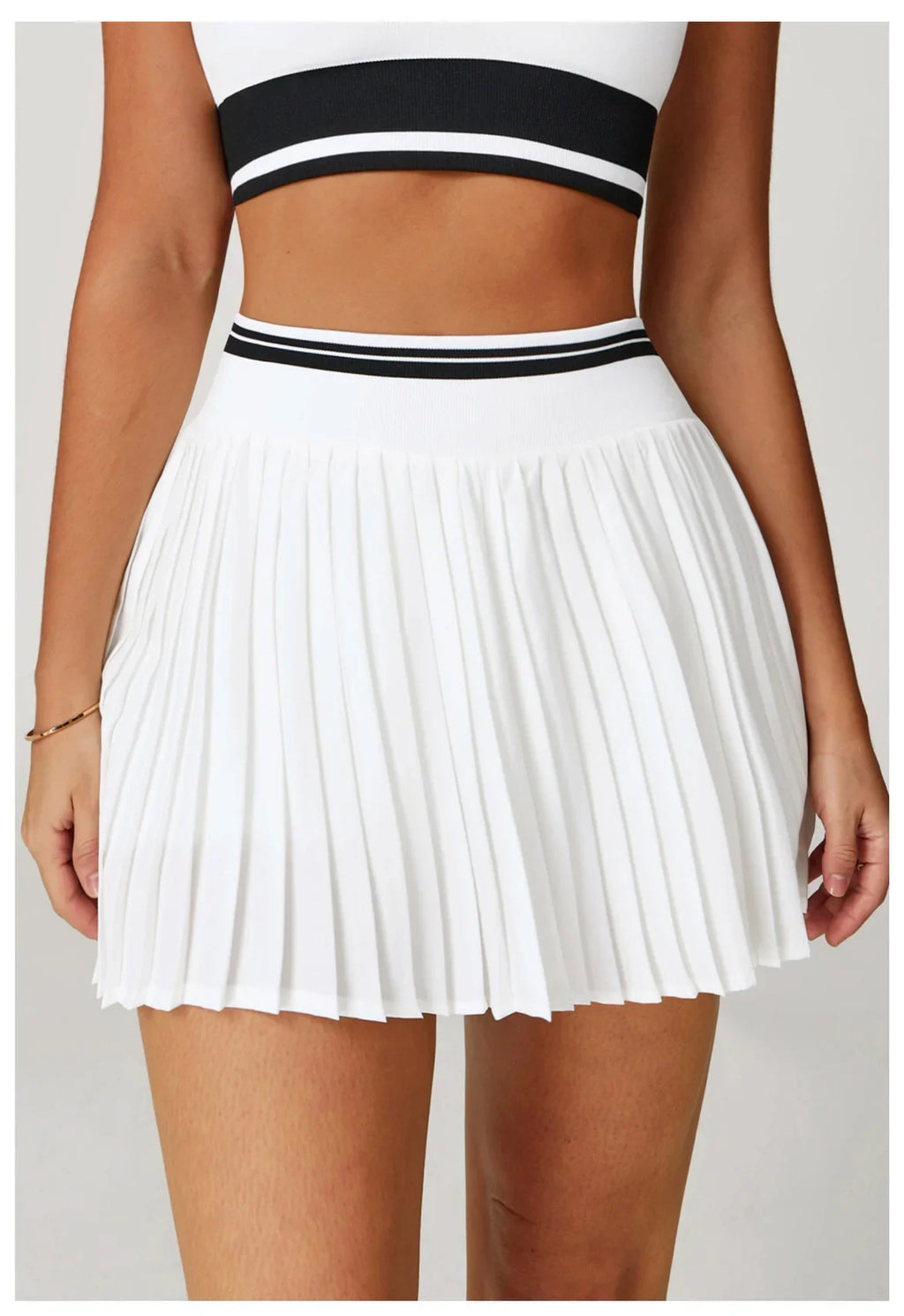 Summer Anti-Glare Tennis Skirts A-line Pleated Yoga Shorts Skirts Women High Waist Sports Fitness Skirt Gym Workout Sportswear