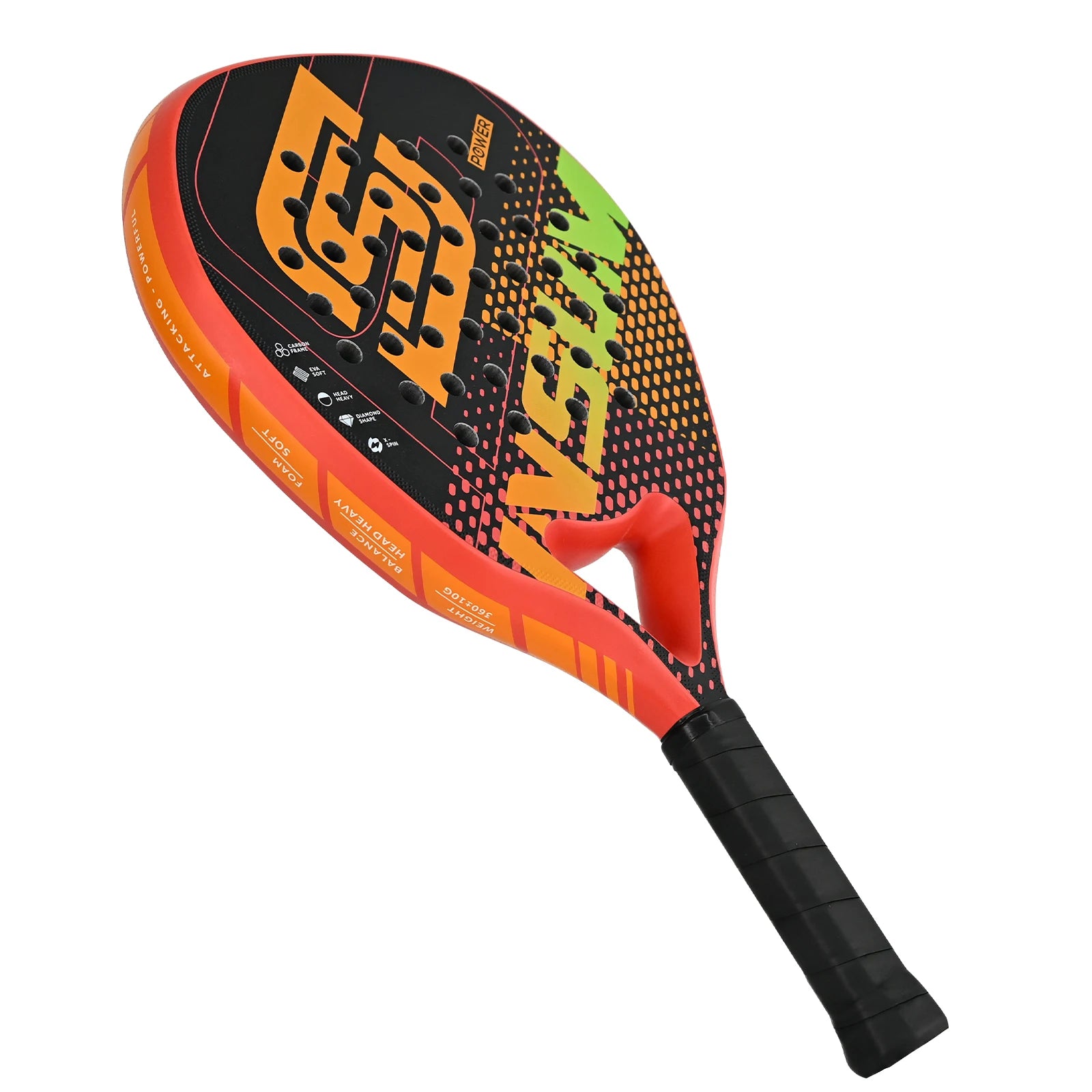 INSUM Padel Racket Lightweight Padel Tennis Racquets With Diamond Shape & Anti-Vibration System Suitable For Beginner To Advance
