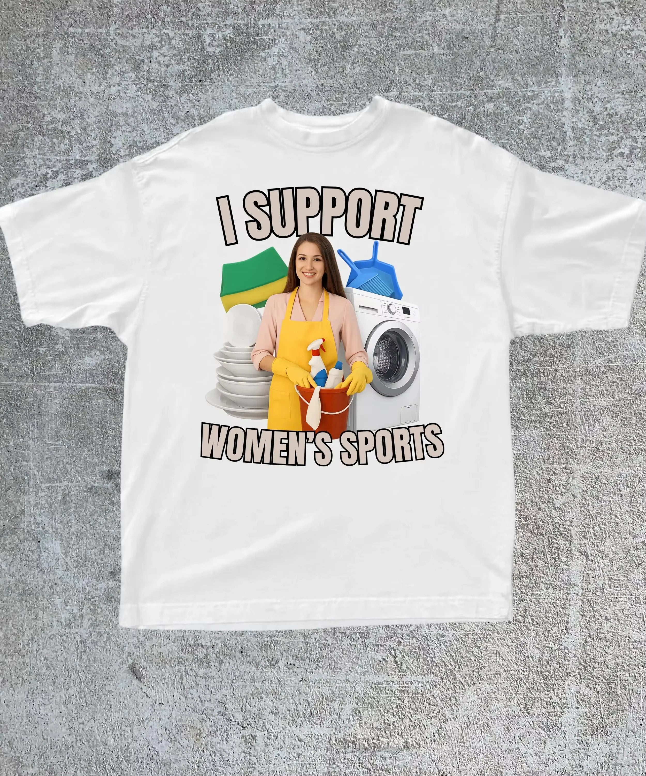 I support the men's women's sports Graphic T-Shirt cotton O-neck short-sleeved casual TShirts Unisex Oversized Tshirts Tee Tops