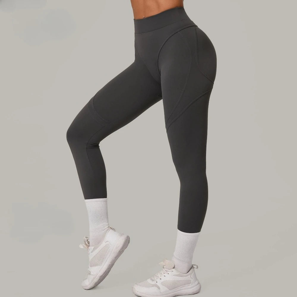 Yoga Pants Women Hip Lifting Women Running Sports Leggings High Waist Fitness Leggings Push Up Yoga Leggings Gym Clothing Sports