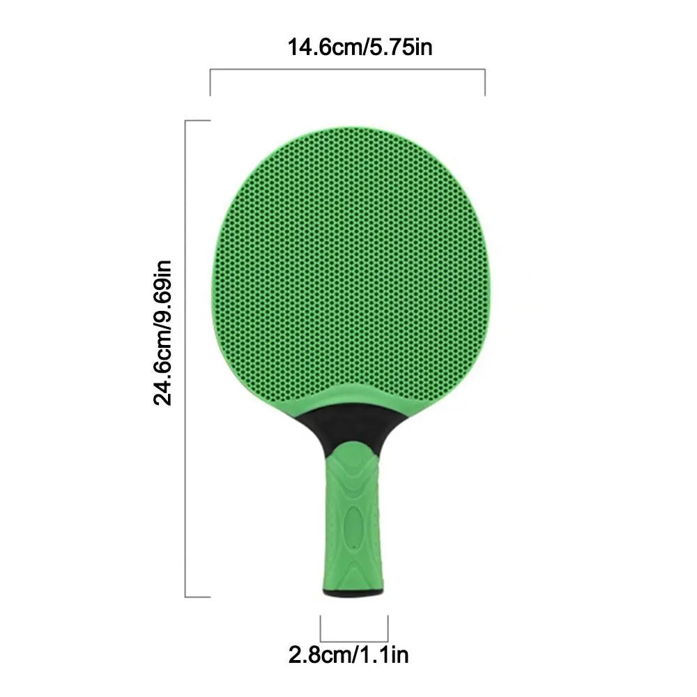 Comfortable Grip Table Tennis Rackets Silicone Professional Ping Pong Racket Table Tennis Racquets for Student Beginner