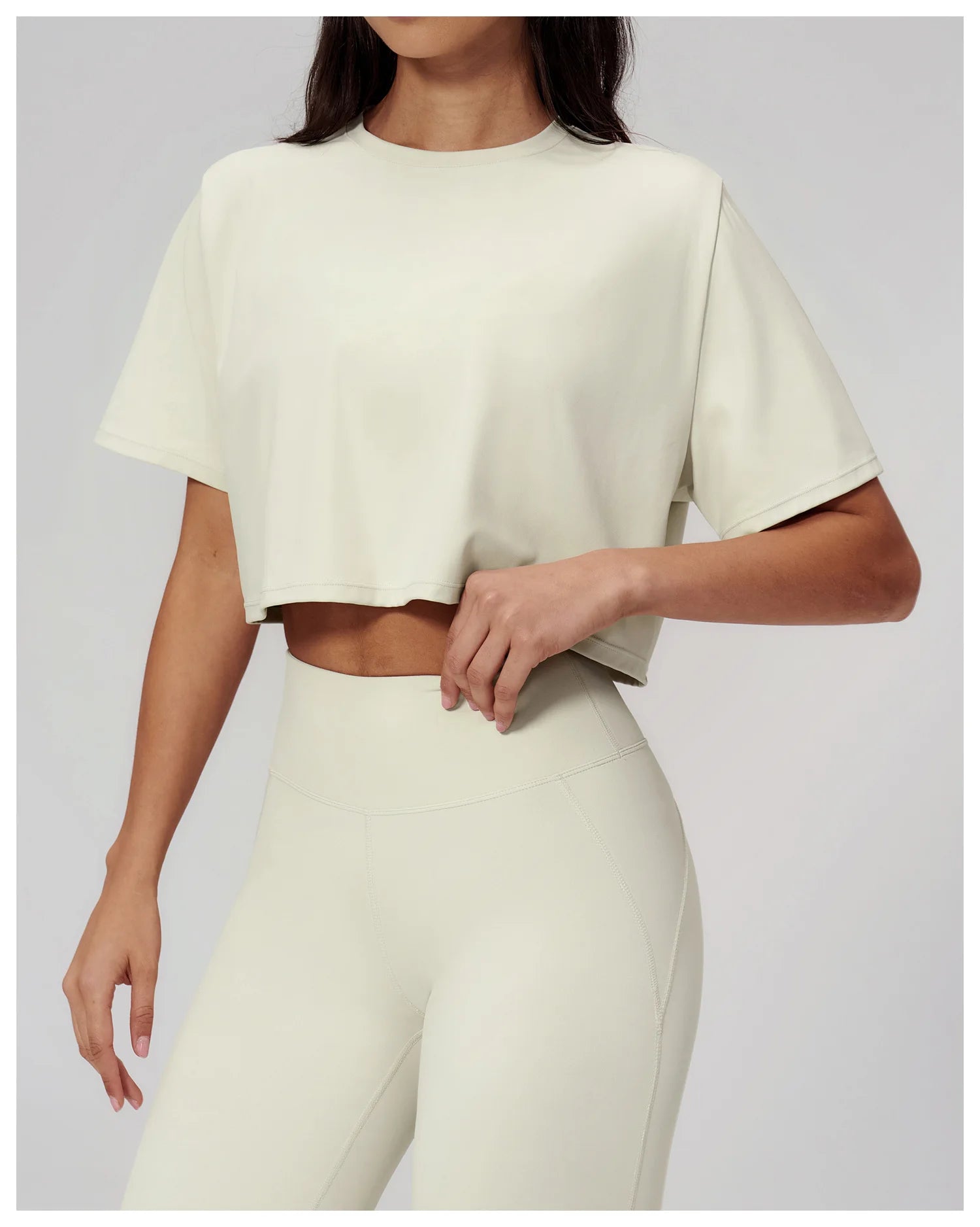 Yoga Tops Summer Sports Fitness Clothes Women's Short Sleeves Yoga Shirts Running Sports Gym Tops Loose Breathable Casual Tops