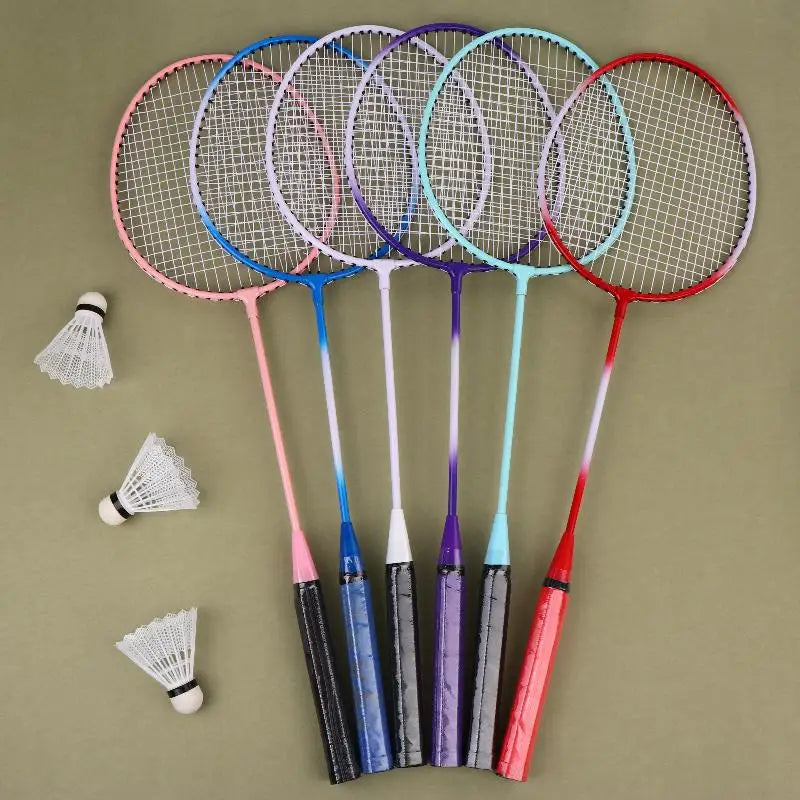 Beginner Badminton Set - Professional Training Durable Leisure Sports Racquet 12-Pack Badminton Racket Kit for All Ages