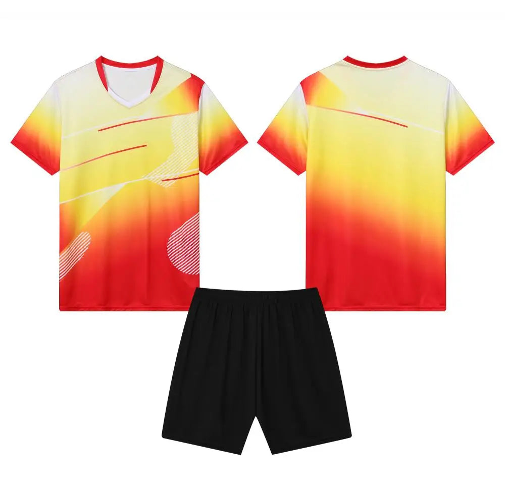 Men's Women Badminton Tennis Competition  Kids Tshirts for Boys Table Tennis Shirt Girls Ping Pong Jerseys Gym Sports Shirt