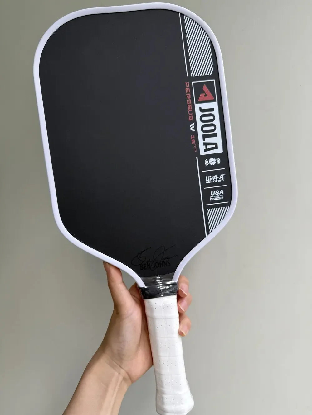 JOOLA BEN JOHNS PERSEUS PRO IV 16MM Pickleball Paddles T700 Carbon Fiber Increased Power Feel Fully Encased Sweet Spot