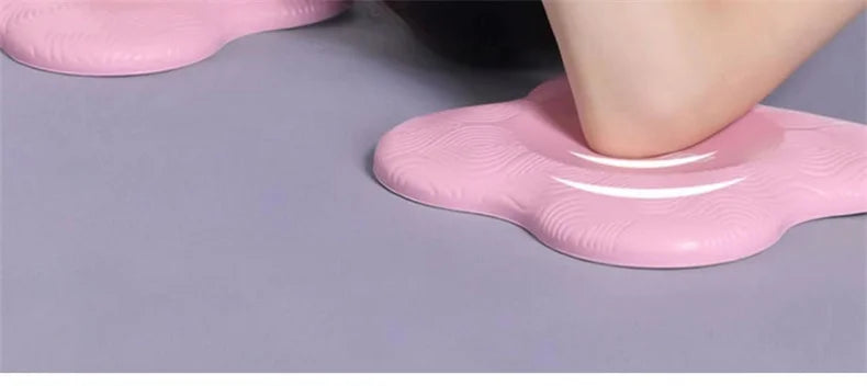 2pcs Yoga Kneeling Mat Thickened Flat Support Mat Knee Pad Portable Elbow Pad Yoga Mat Sports Fitness