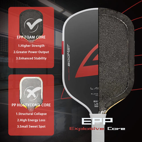 Boomstick  T700 Pickleball Paddle 16mm Thickness Pro EPP+EVA Foam TPU Edging Super Durable Training Custom LOGO Available