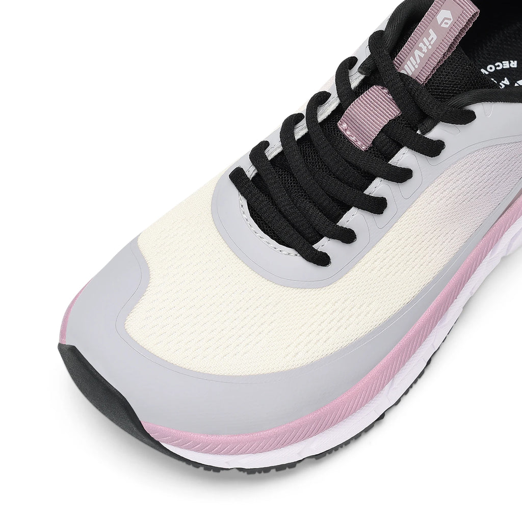 Fittington Women's Sports Shoes Wide Women Sneakers Non-Slip Tennis Walking Running Shoes For Women Swollen Feet Pain Relief