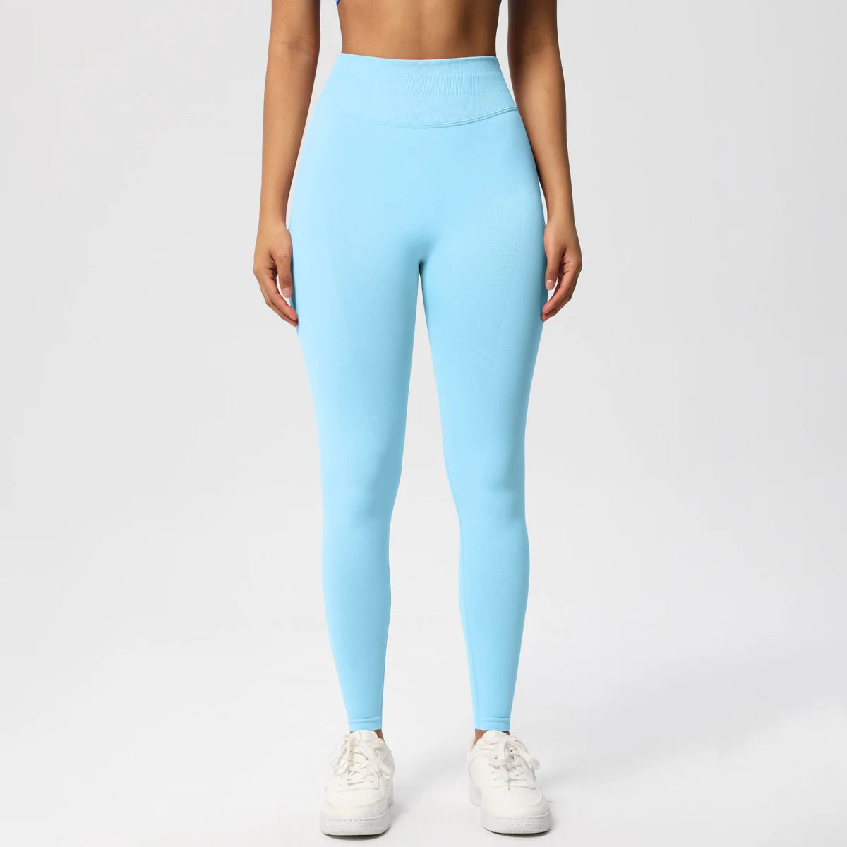Seamless Women Solid Waist Yoga Pants Three-section Waist Sexy Hip-lifting Tight Sports Pants Fitness Exercise Yoga Pants