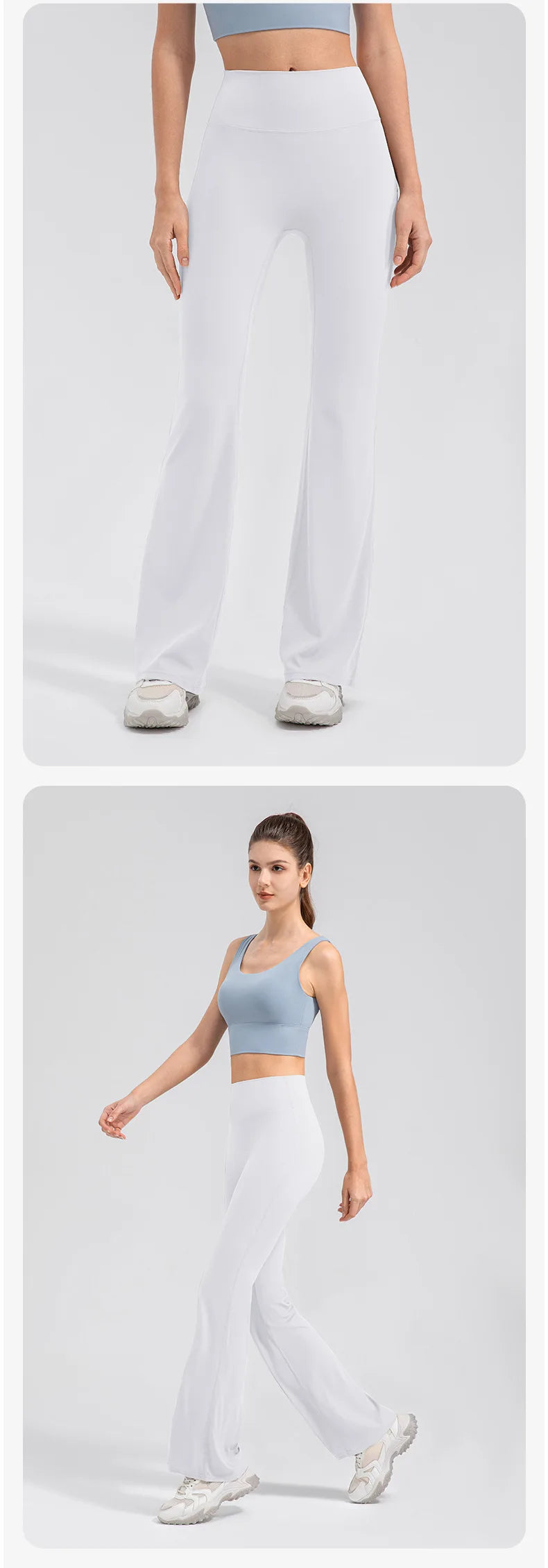 Yoga Pants Women High Waisted Yoga Pants with Pockets  Workout Flare Leggings Work Dress Pants Sports running fitness pants
