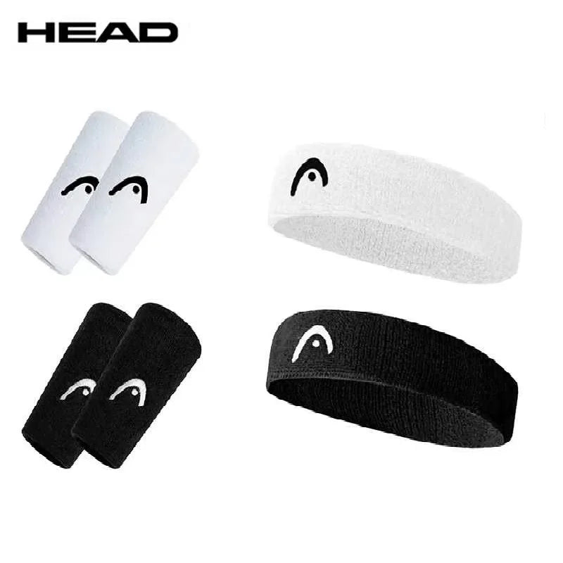 HEAD Sports Headband HEAD Tennis Hairbands Fitness Sweat Absorption Belt Badminton Yoga Basketball Running Headband Tennis Scarf