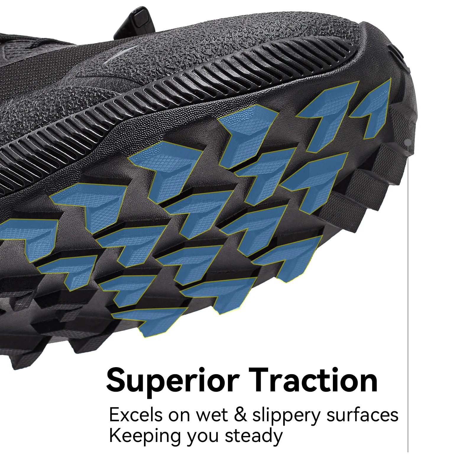 HOBIBEAR Unisex Running Shoes Elastic Band Hiking Sneakers Lightweight Breathable Casual Shoes