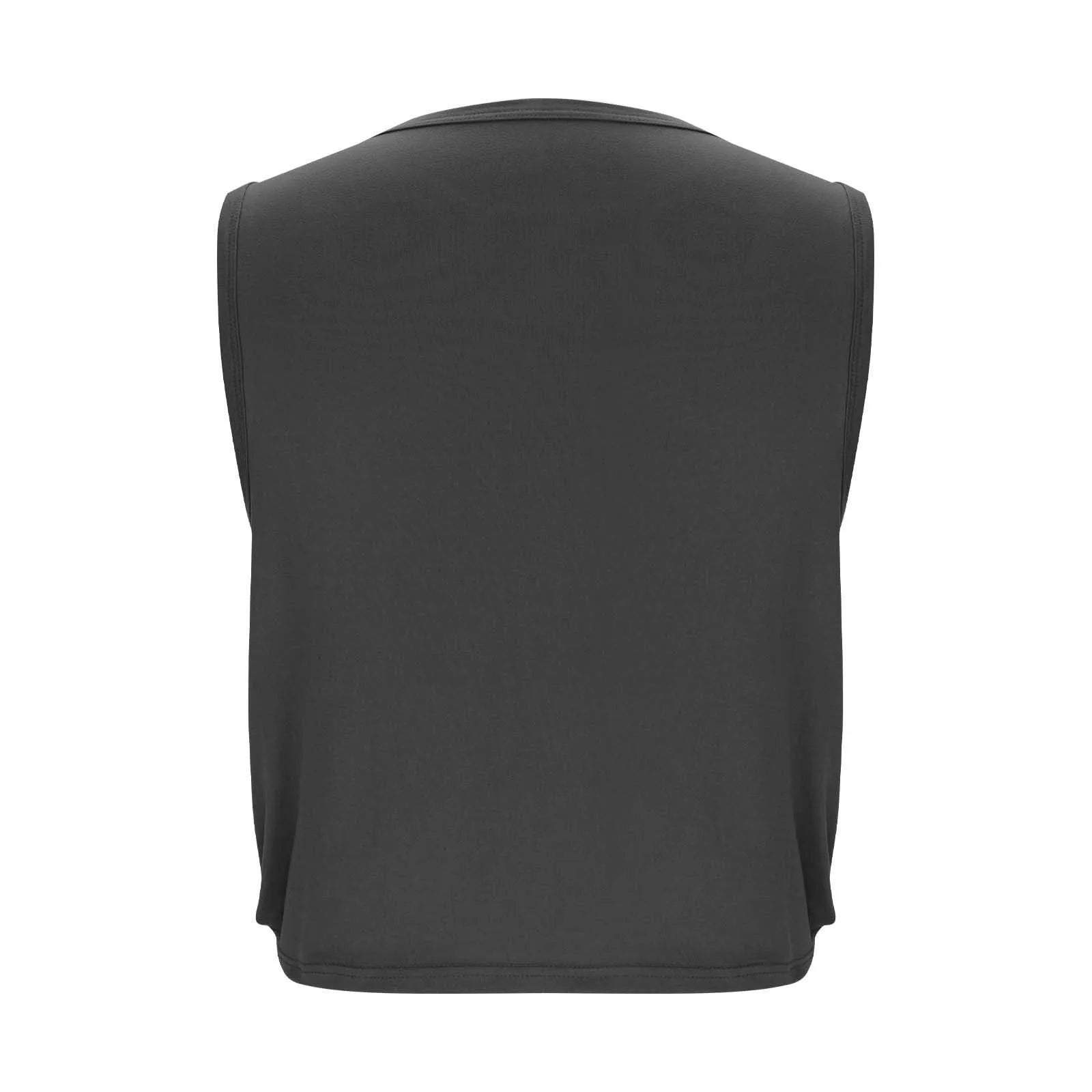 Women Sleeveless Yoga Tops Athletic Vest Breathable Blouse Cover Up Gym Workout Cool T-Shirt Running Short Tank Crop Top