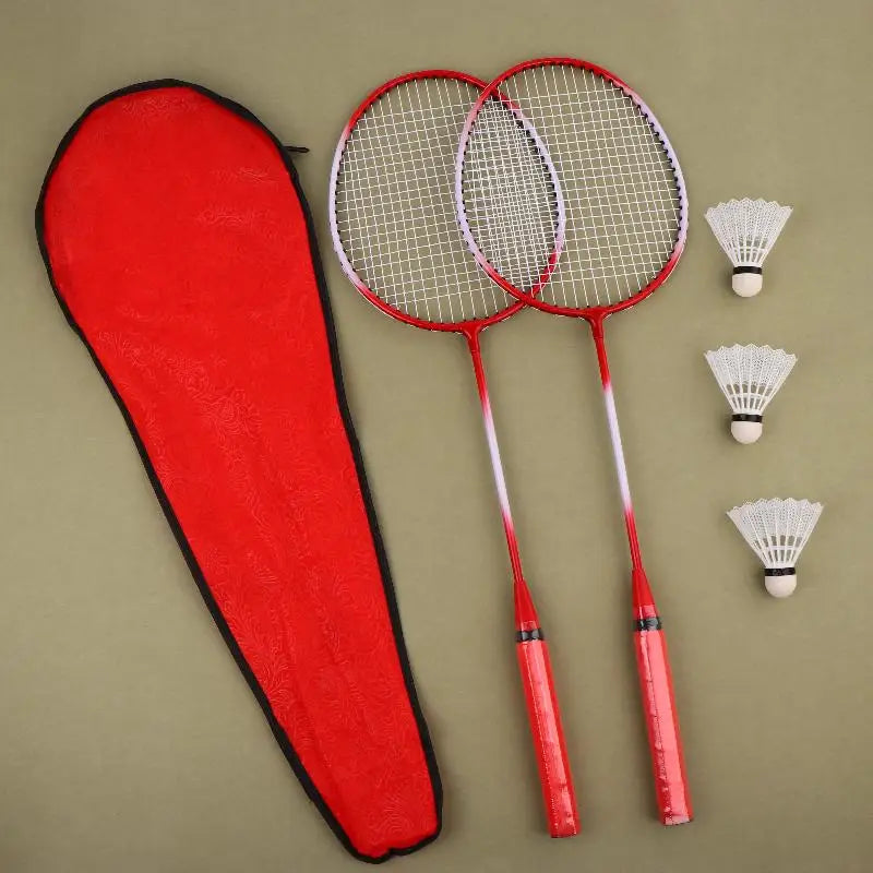 Beginner Badminton Set - Professional Training Durable Leisure Sports Racquet 12-Pack Badminton Racket Kit for All Ages