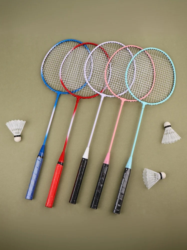 Beginner Badminton Set - Professional Training Durable Leisure Sports Racquet 12-Pack Badminton Racket Kit for All Ages