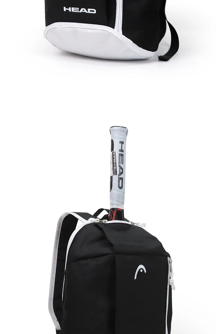 HEAD Tennis Racket Bag Large Capacity for Simple Fashion Tennis Racket Bag Badminton Backpack Portable Racket Bag