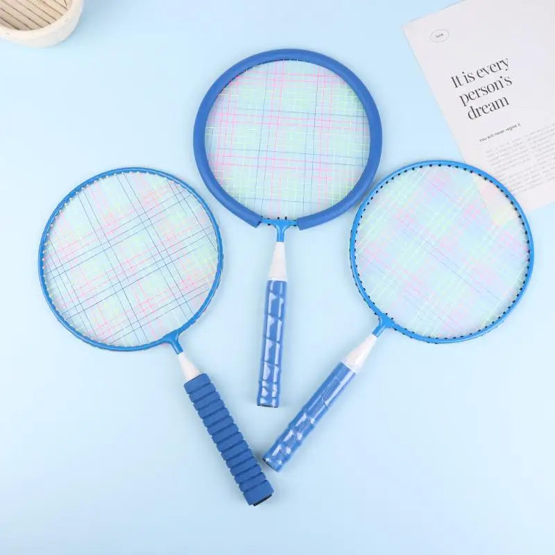 Family Sports Toy: Children's Lightweight Badminton Racket Double Set with Backpack, Designed for Kids Sports