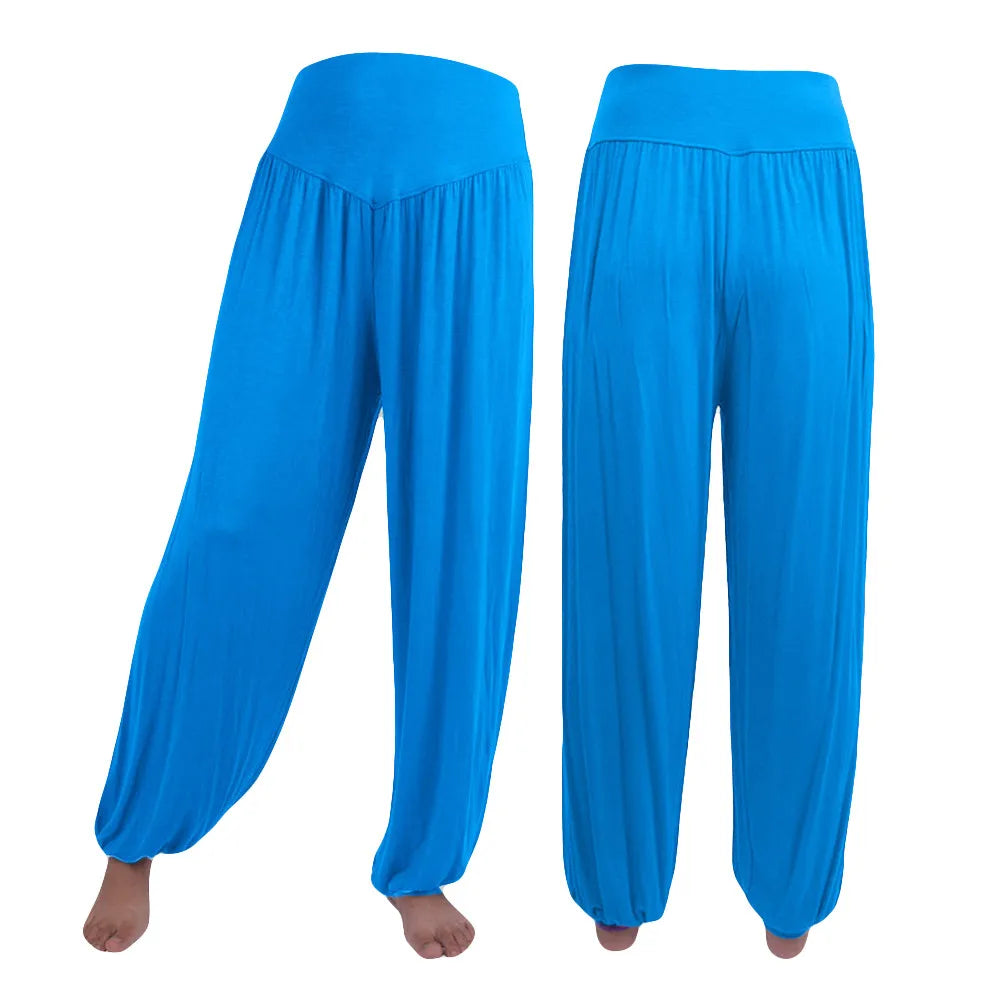 Yoga Pants Loose Harem Pants For Women Training Dance Trousers Sport Running Yoga Pants High Waist Ladies Trousers