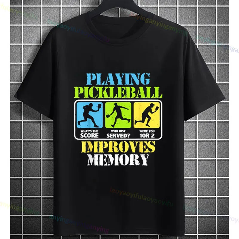 Pickleball Graphic T-Shirt – "It Was in" Funny Design Casual 100% Cotton Short-sleeve Fashion Sporty Style Tee Perfect for Gift