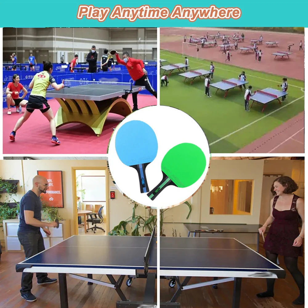 Ping Pong Paddles and Table Tennis Set Ping Pong Rackets for Beginners Boys Girls