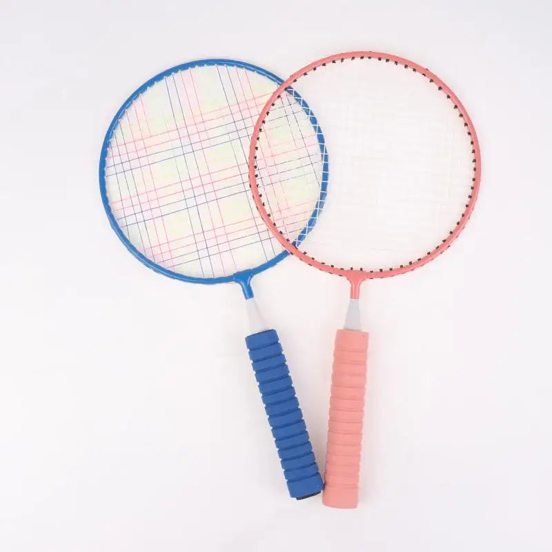 Family Sports Toy: Children's Lightweight Badminton Racket Double Set with Backpack, Designed for Kids Sports