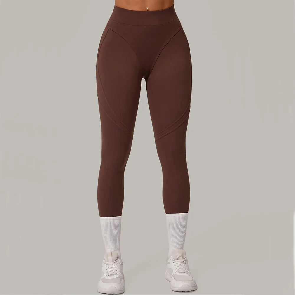 Yoga Pants Women Hip Lifting Women Running Sports Leggings High Waist Fitness Leggings Push Up Yoga Leggings Gym Clothing Sports