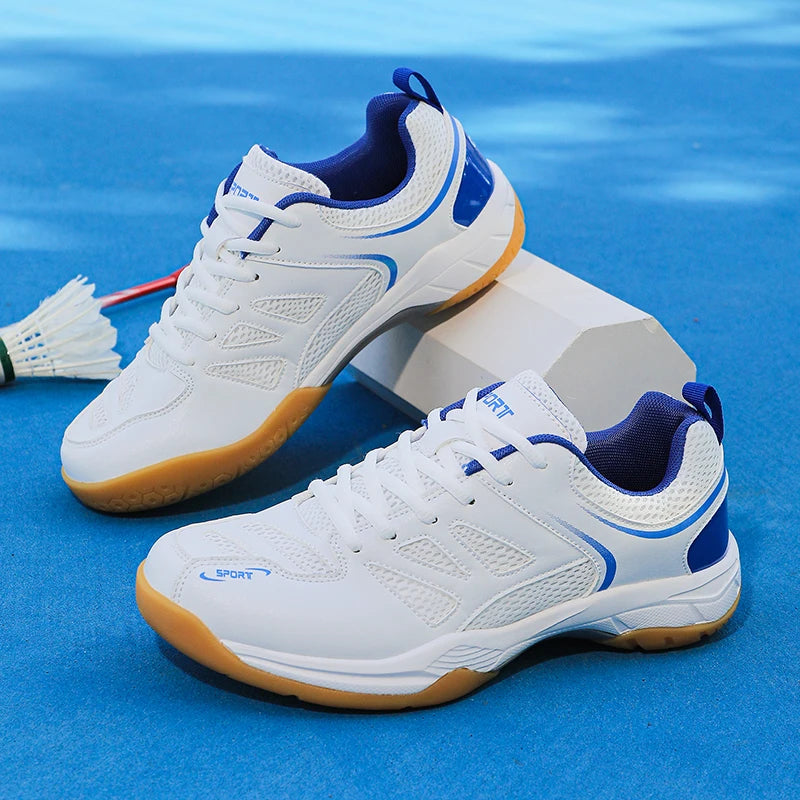Badminton Shoes for Men and Women, Professional Sports Training Shoes, Shock-Absorbing Breathable Table Tennis Shoes, Tennis Shoes