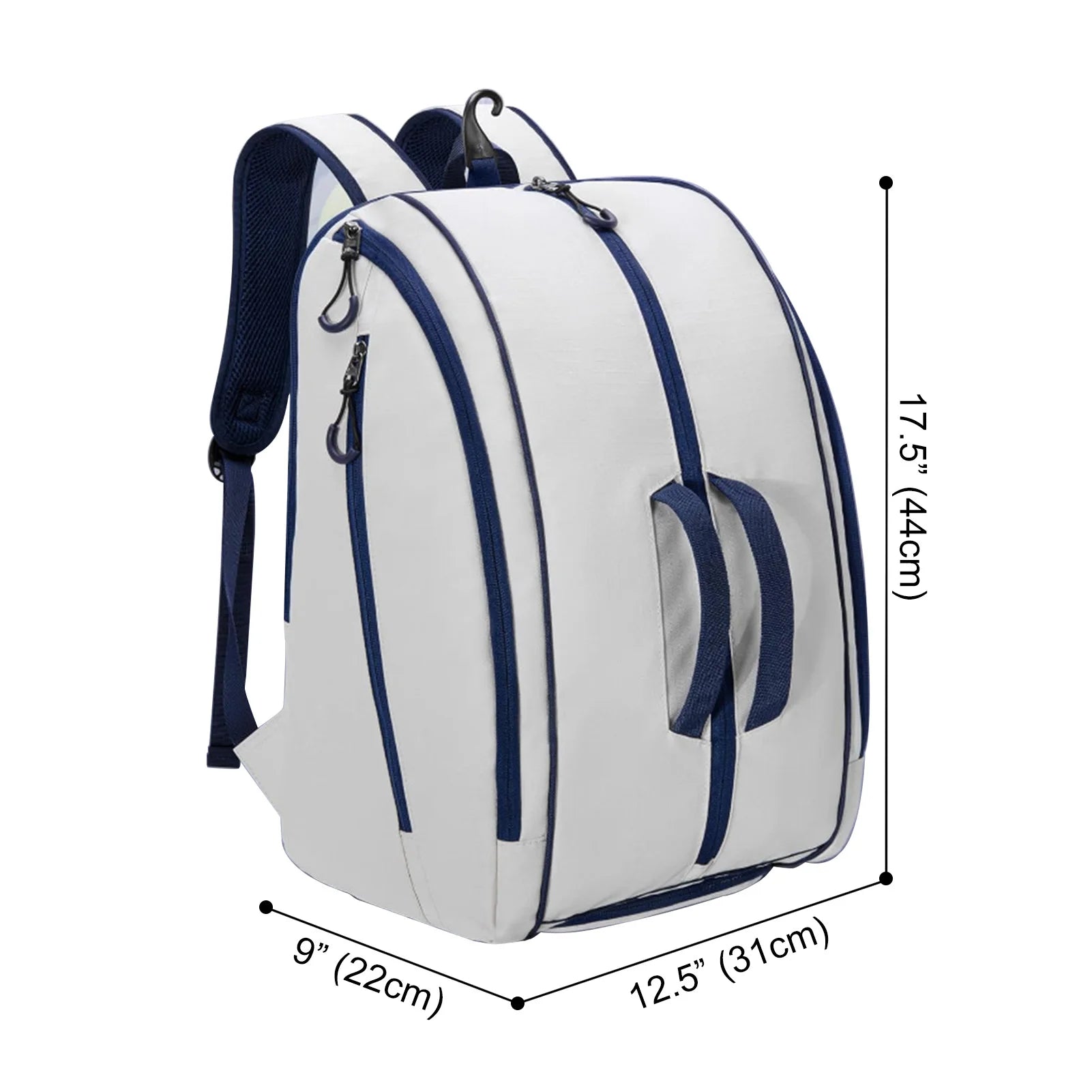 Pickleball racket storage backpack with shoe compartment adjustable multi-compartment backpack Men Women Sports Backpack