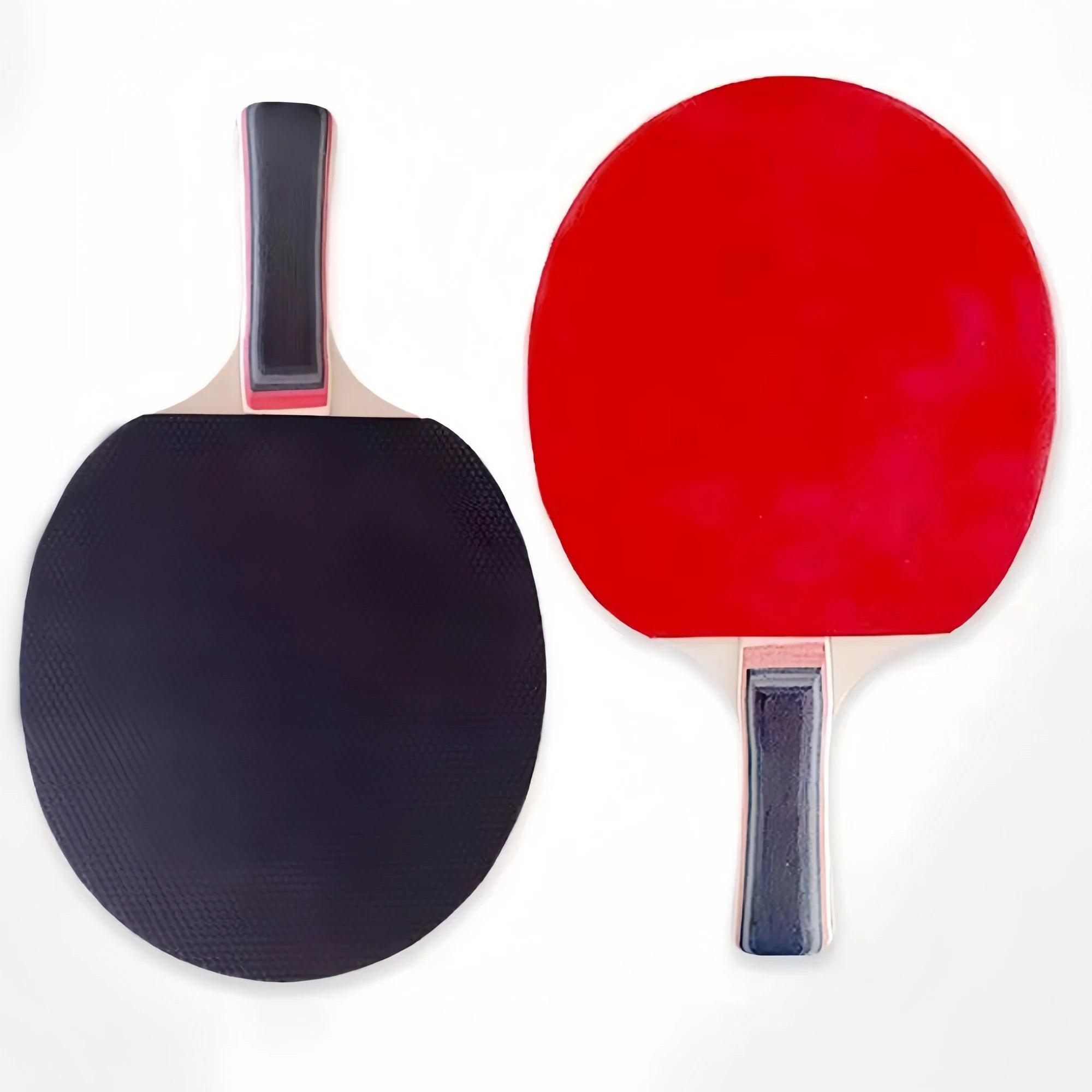 1 Set (2 Table Tennis Racket + Storage Bag) Double-Sided Anti-Adhesive Competition Training Horizontal Straight Racket Table Tennis Racket Professional Grade High Elastic Racket Horizontal and Cut Beginners Single and Double