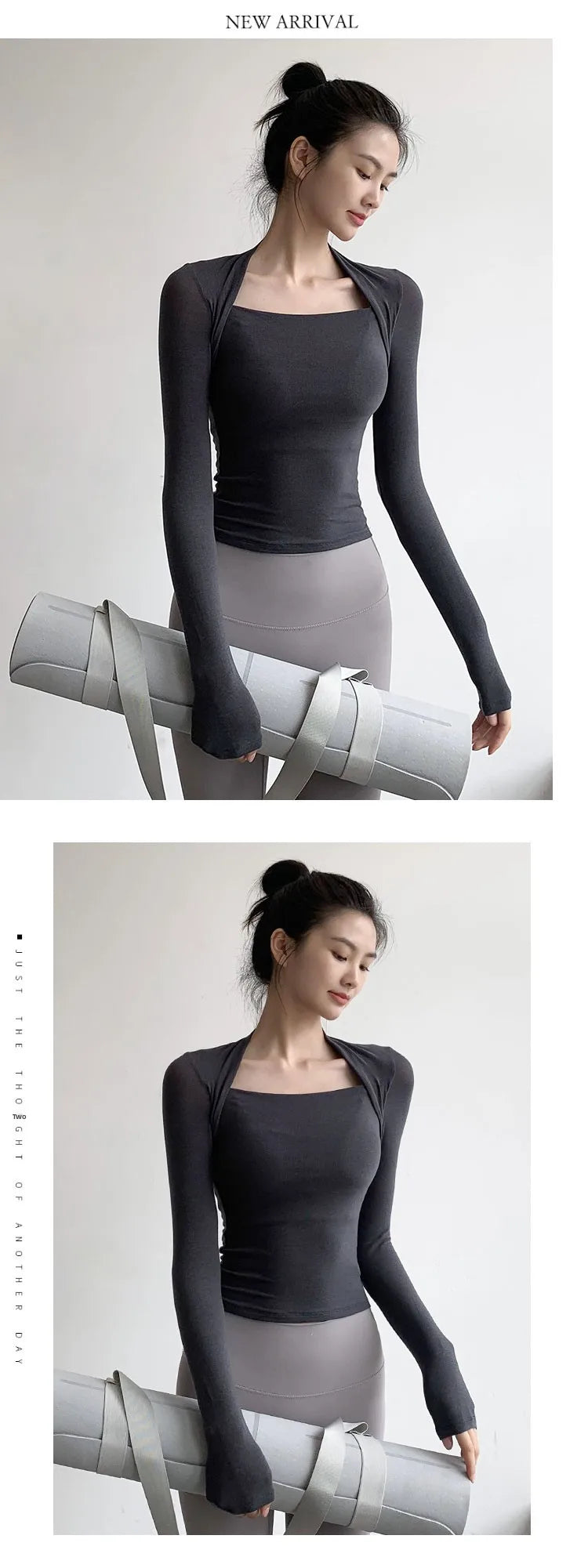 Women's Casual Sports Yoga Top Running Fitness Pilates Professional Training Clothes Quick Dry Breathable Long Sleeve T-Shirt