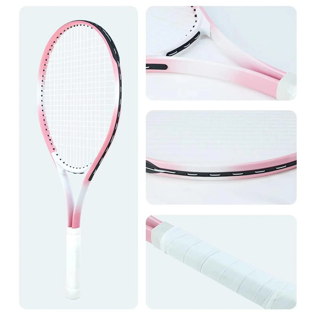 Tennis Racket with Pre Portable Women Men Tennis Racquet Comfortable Grip