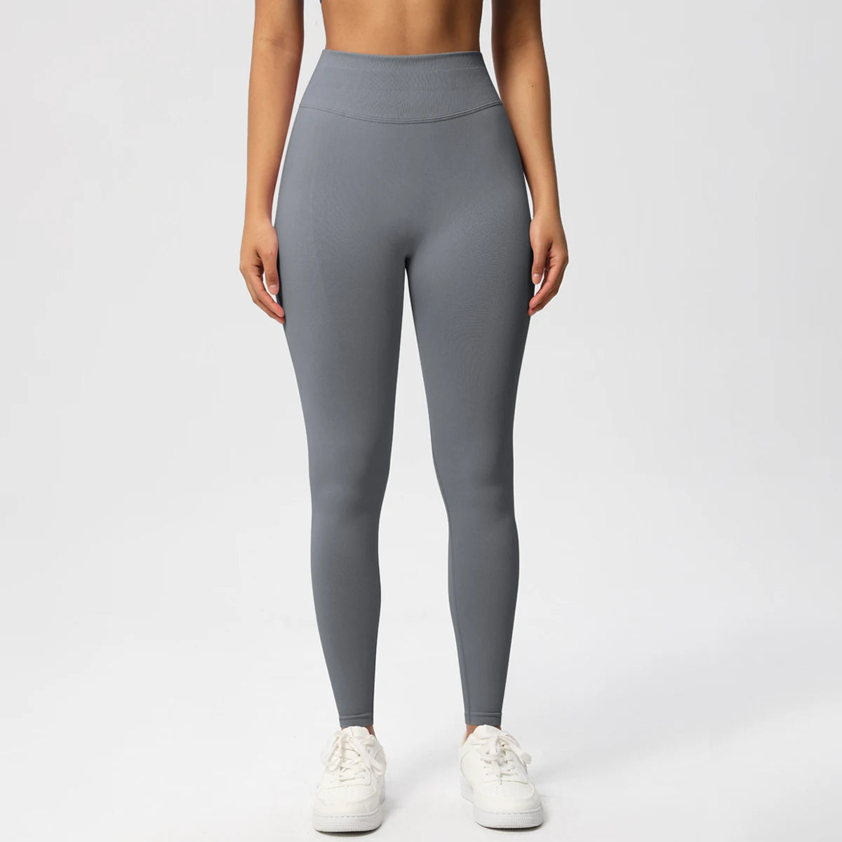 Seamless Women Solid Waist Yoga Pants Three-section Waist Sexy Hip-lifting Tight Sports Pants Fitness Exercise Yoga Pants