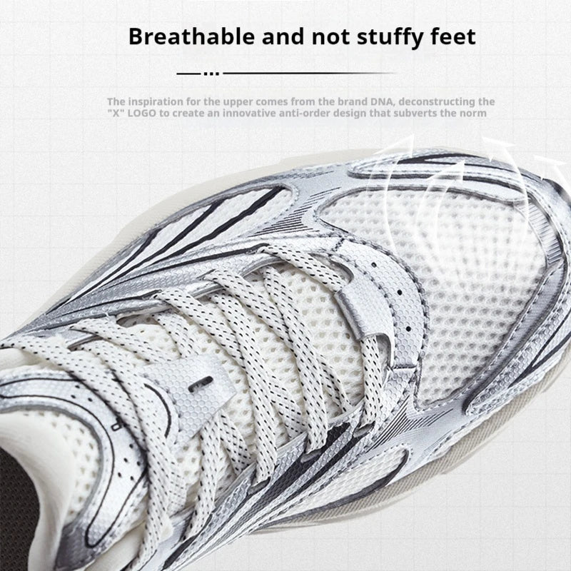 Xtep Little Basque Athletic Shoes Unisex  Summer Vintage Sports Shoes Comfortable Non-Slip Durability Sneakers 876319320003