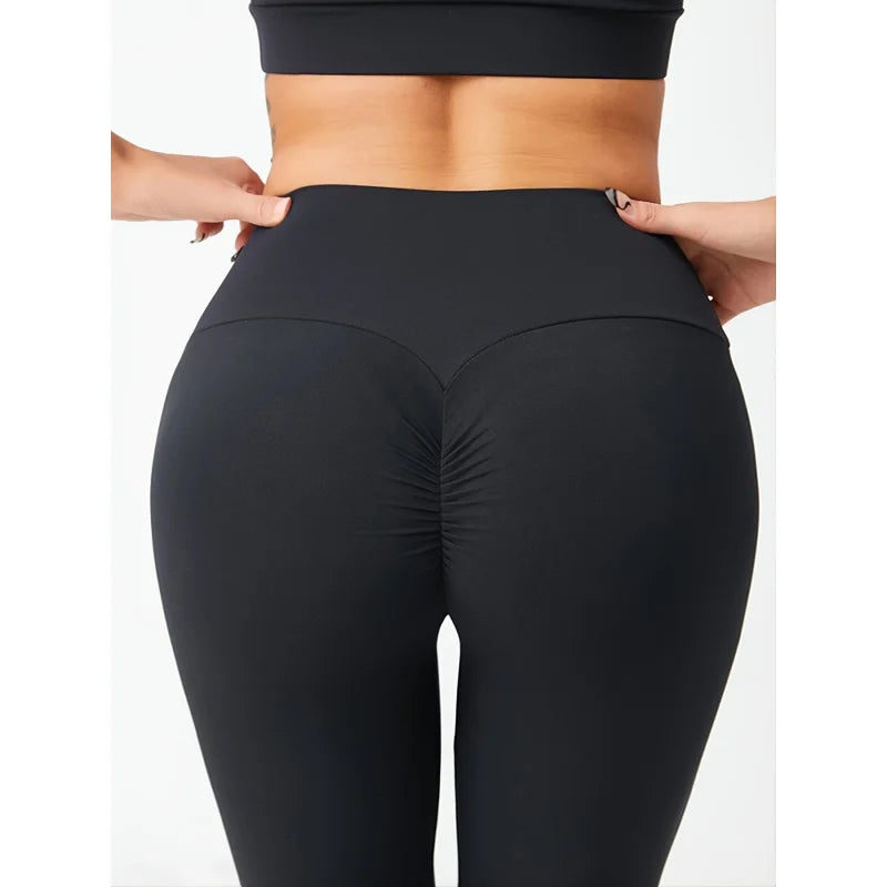 Yoga pants, nude-feel pants, high-waisted butt-lifting fitness pants, butt-enhancing pants for women
