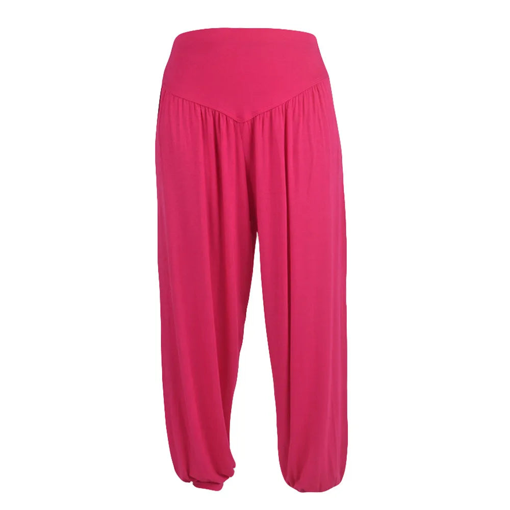 Yoga Pants Loose Harem Pants For Women Training Dance Trousers Sport Running Yoga Pants High Waist Ladies Trousers