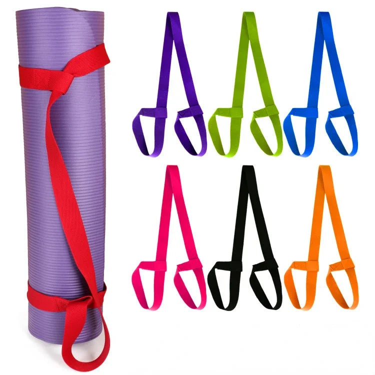 Yoga Mat Carry Belt Strap Adjustable Shoulder Strap for Yoga Mat Sling Pilates Sport Band Exercise Fitness Mat Elastic Yoga Belt