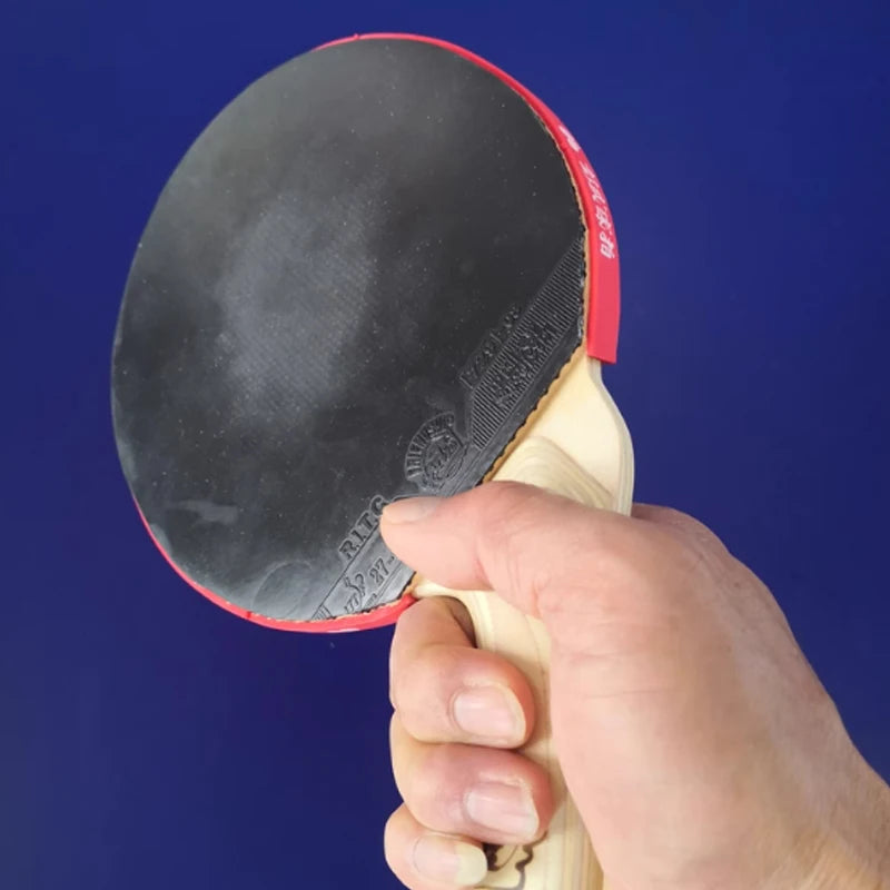 Special Shaped Table Tennis Racket 6mm Thickness Grasp The Diagonal Handle Professional Bottom Plate Developed By Peng Daoxiu