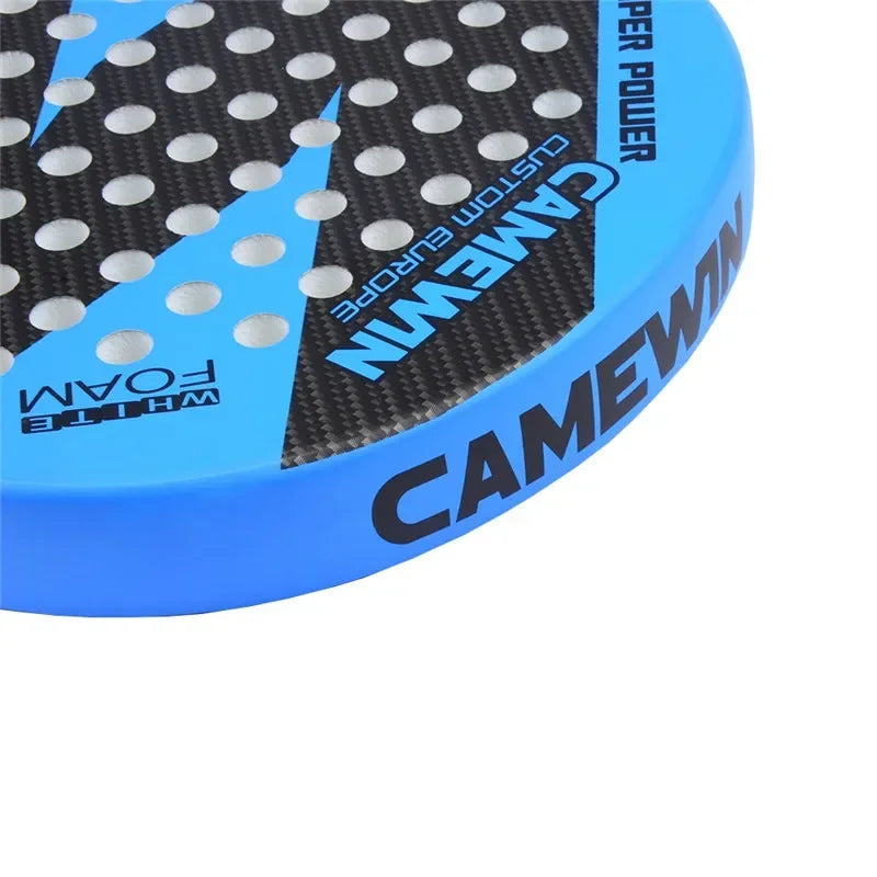 NEW Competition Padel Racket - 3K Carbon Fiber & EVA Core, Ultra-Light Design with Anti-Slip Grip and Waterproof Case