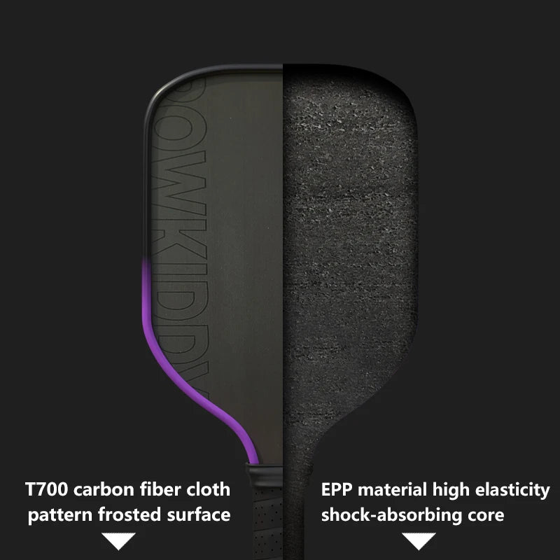 Pickleball Paddle Board Fifth Generation EPP Foam Core Heat-pressed Integrated High Elasticity T700 Carbon Fiber Pickleball