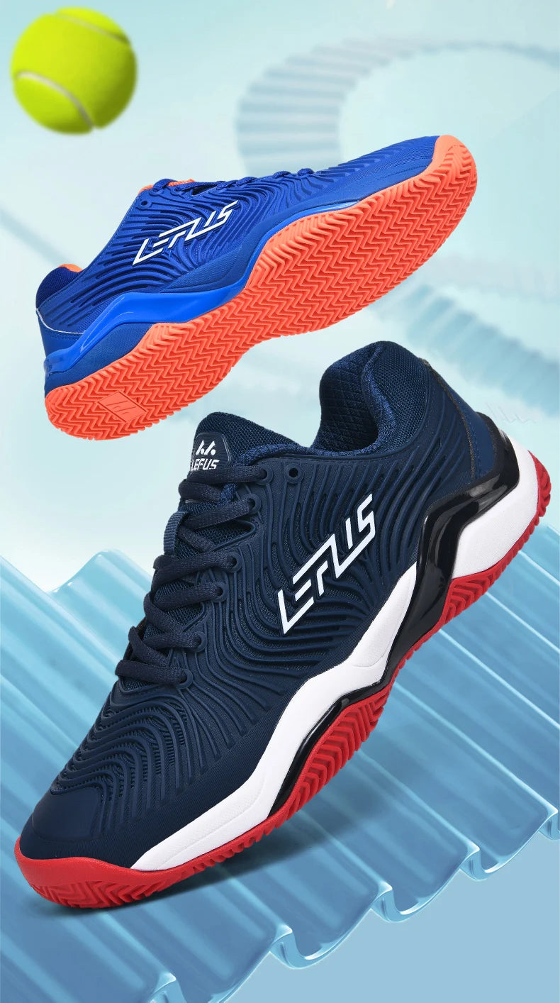 Professional tennis shoes for men and women breathable badminton volleyball shoes for indoor sports training non-slip competitio