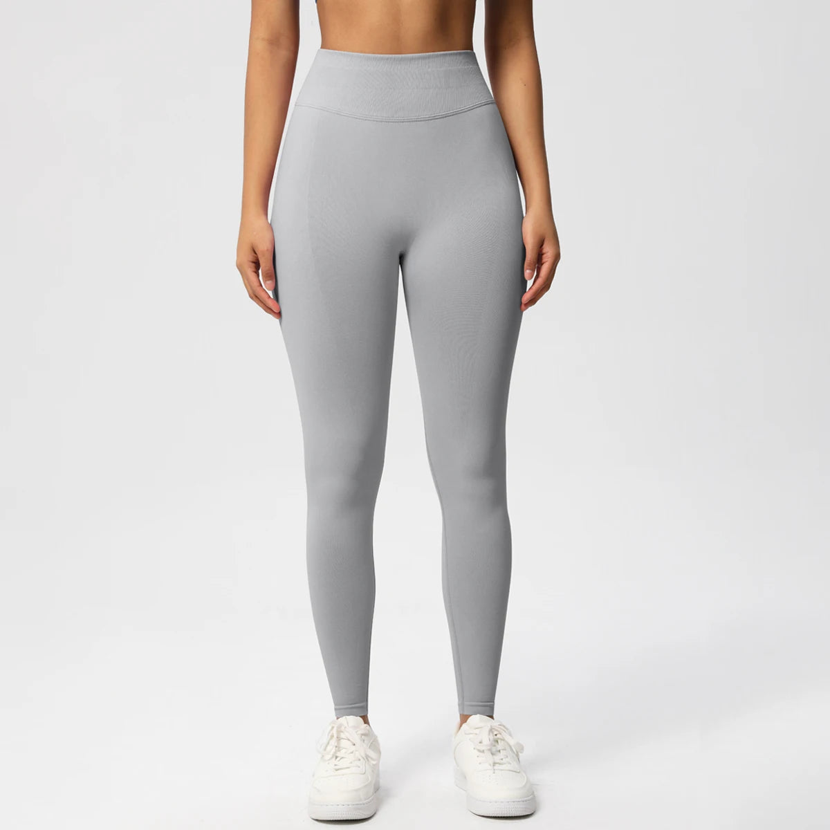Seamless Women Solid Waist Yoga Pants Three-section Waist Sexy Hip-lifting Tight Sports Pants Fitness Exercise Yoga Pants