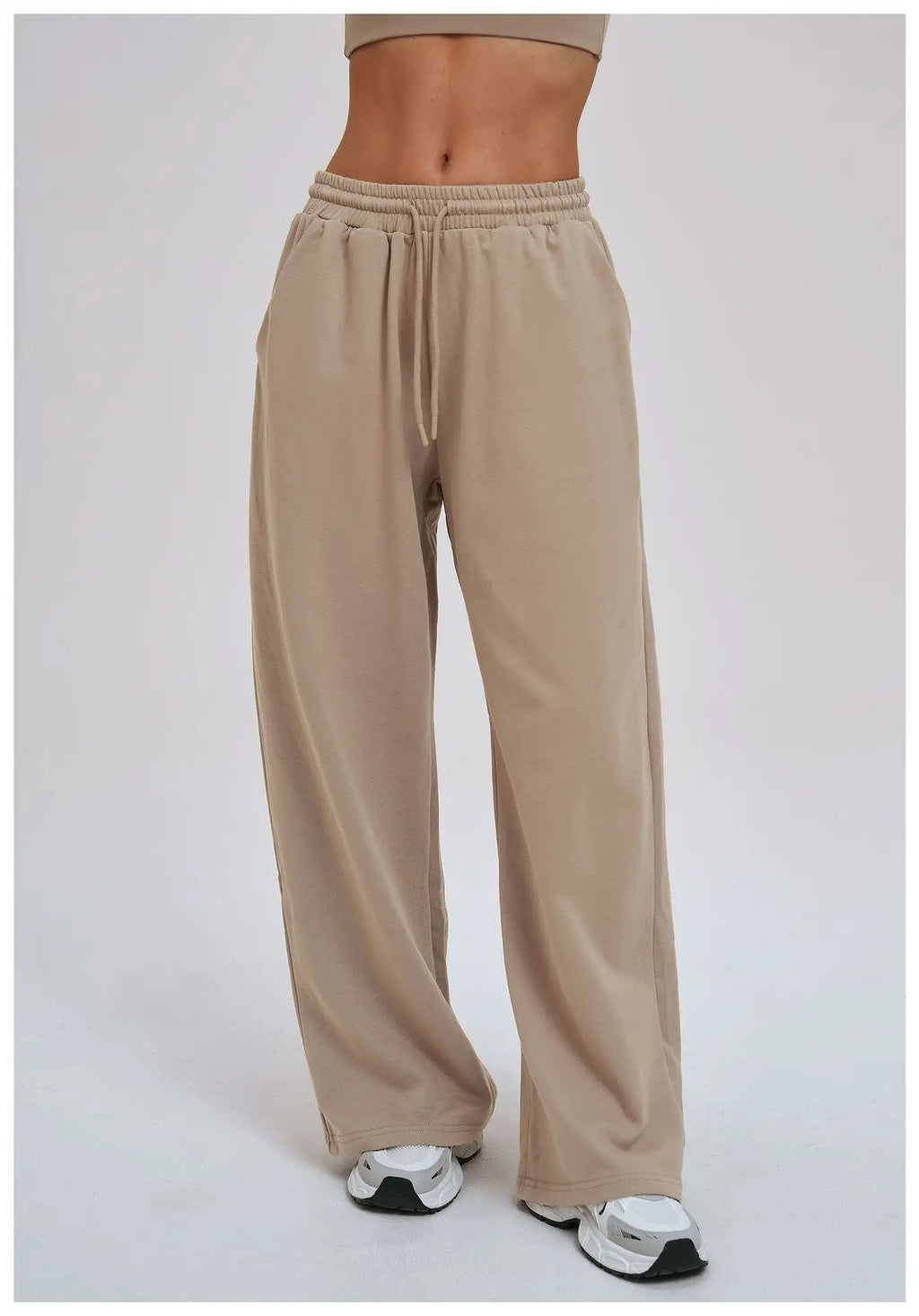 Yoga Pants Women's Gym Workout Pants Loose Wide Leg Casual Straight Leg Pants Outdoor Cycling And Running Sports Pants