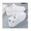 Spring Women Casual Shoes White Breathable Embroidered Flower Lace-Up Women Sneakers Fashion Korean version Women Tennis shoes