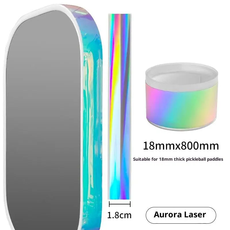 Pickleball Paddle Protection Tape-Paddle Head Edge Guard-Racket Edge Protection Tape-Fit Perfectly Curved Edge Tape